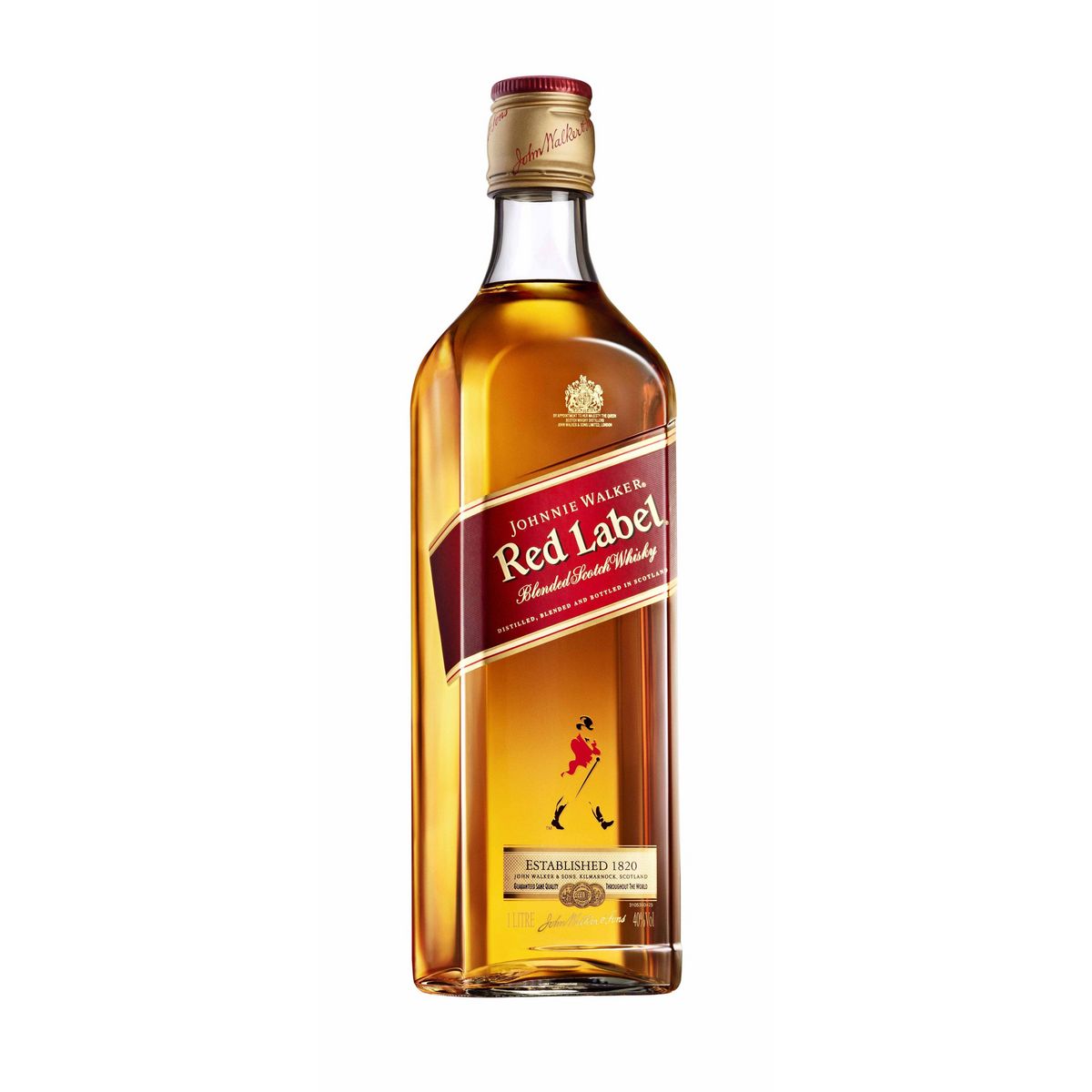 JOHNNIE WALKER Red Label 1L blended scotch whisky