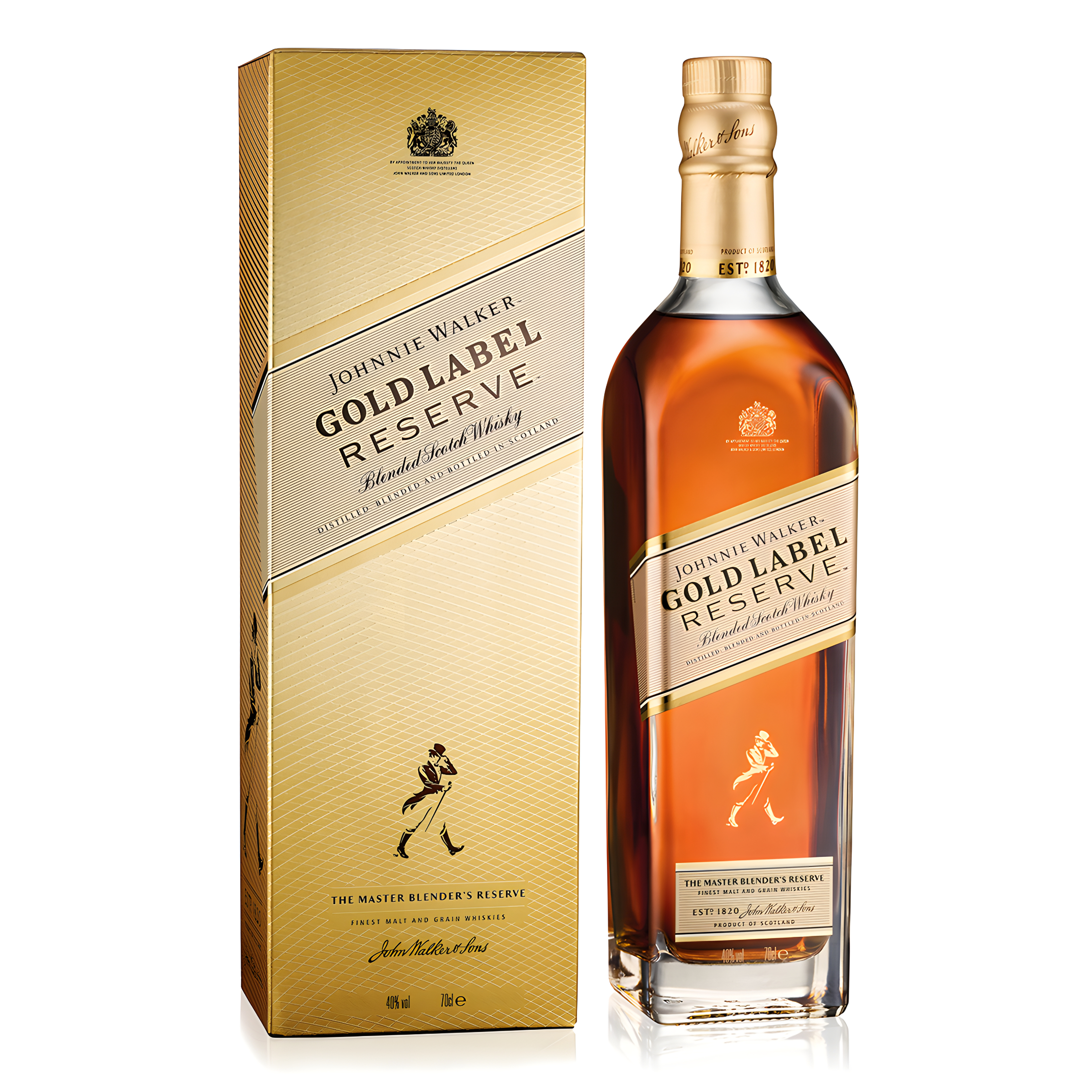 JOHNNIE WALKER Gold Label Reserve 0.7L blended scotch whisky with box