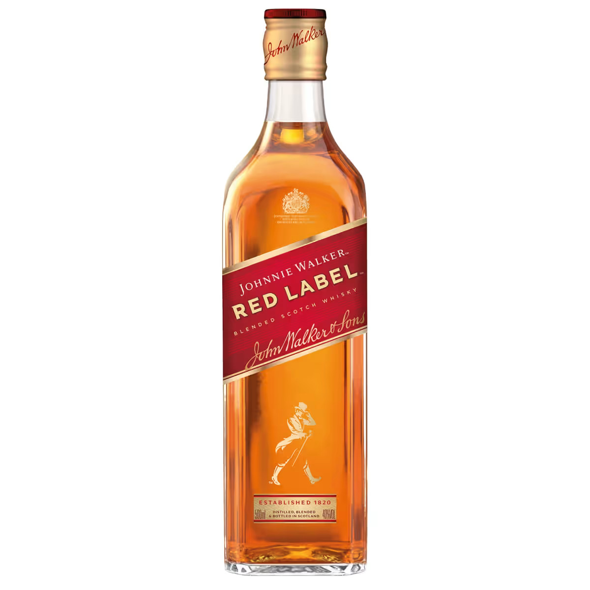 JOHNNIE WALKER Red Label 0.5L blended scotch whisky